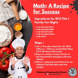 Math: A Recipe for Success